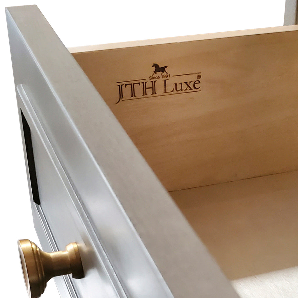 Dauphin Handpainted Entryway Storage Cabinet