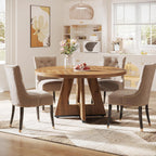 47" Round Farmhouse Dining Table