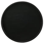 Black Stain Pedestal Accent Table