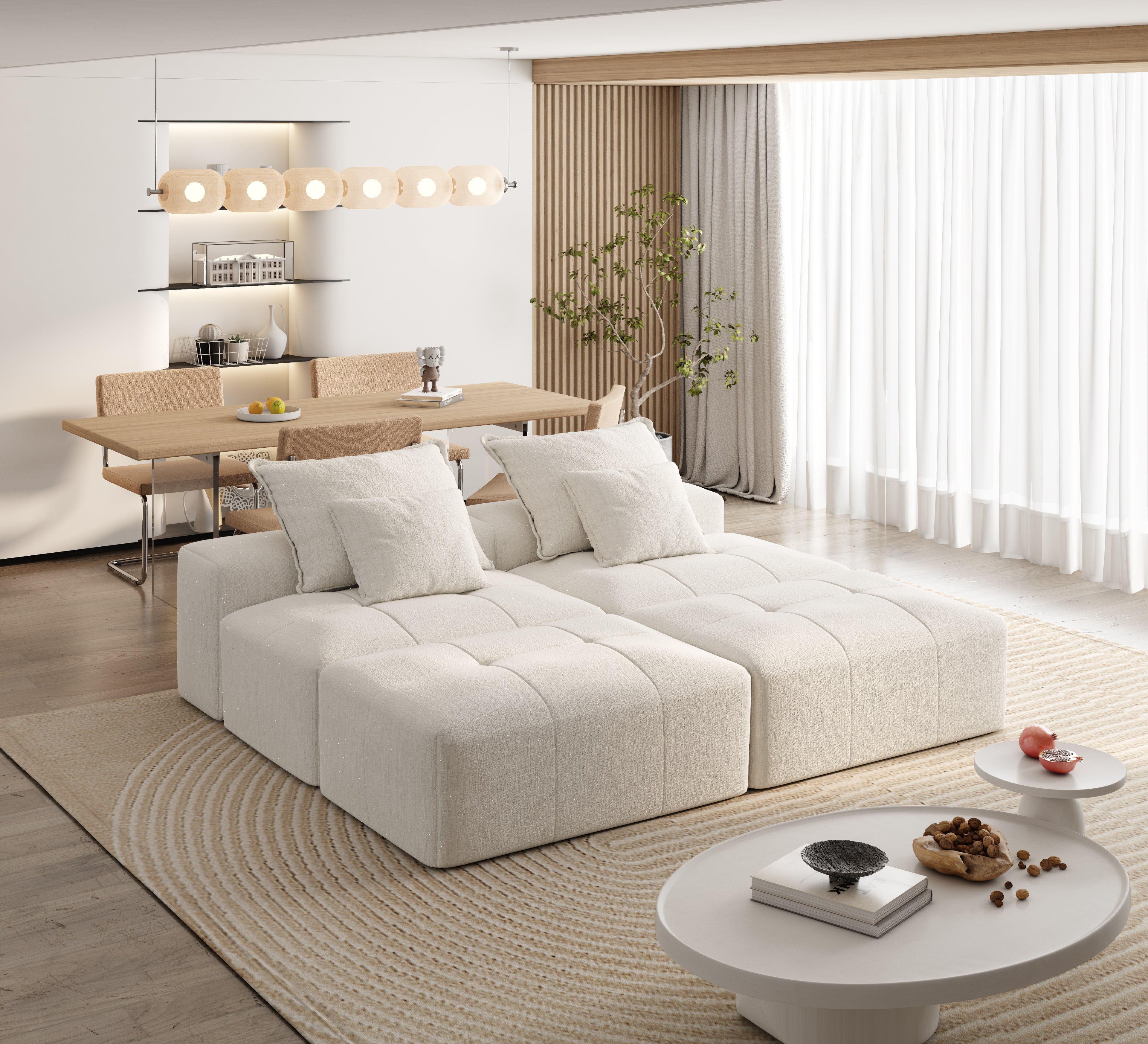 Modern Oversized Modular Sectional Sofa