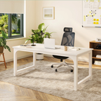 63" Executive Desk - Large Modern Office Computer Workstation