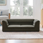 Oversized Pet Sofa, Curved Armrest Rectangular Dog Sofa