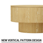 29.53" MDF Modern Circular Coffee Table