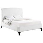 Theodore Snow Upholstered Queen Wingback Bed