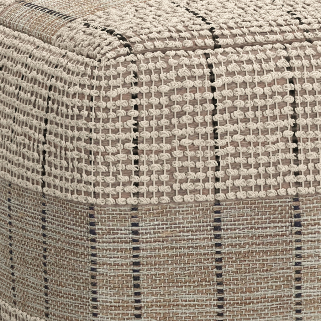 Elmer 18 Inch Wide Square Pouf
