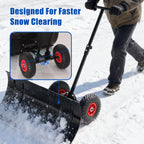 30" Wide Metal Snow Pusher