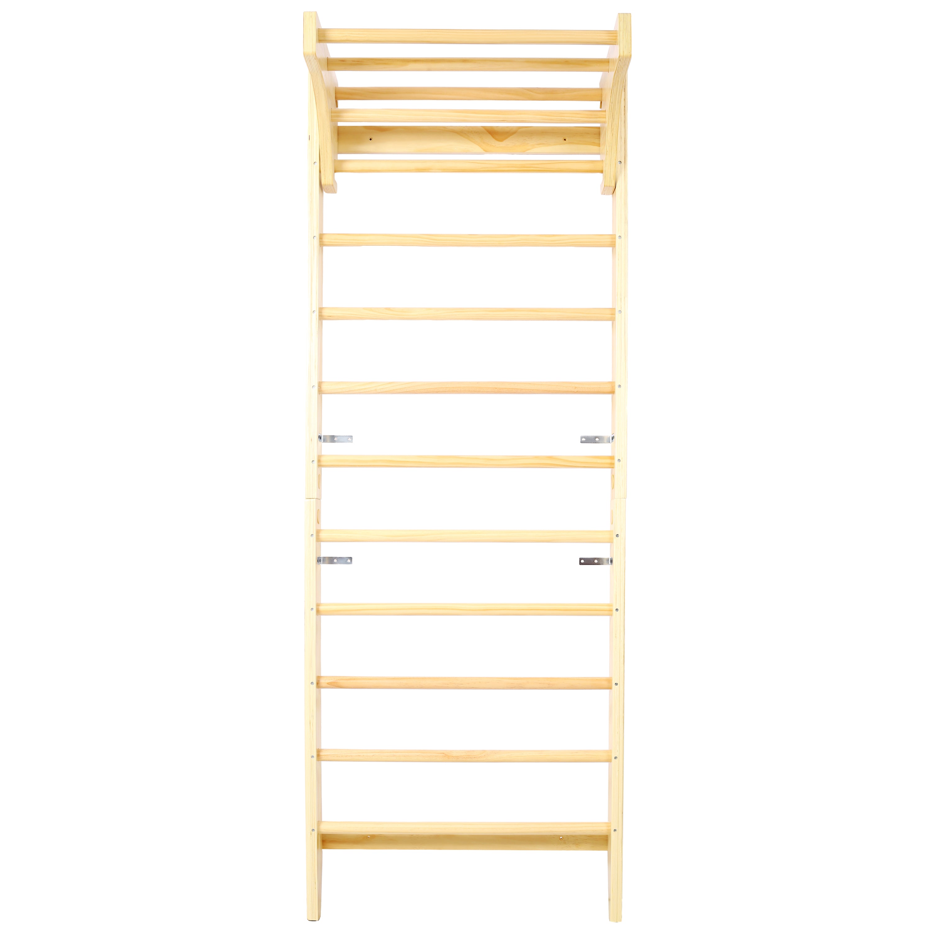 Wooden Swedish Ladder Stall Bars Set for Physical Therapy & Gymnastics