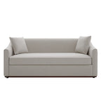 Modern 3-Seater Sofa With Throw Pillows