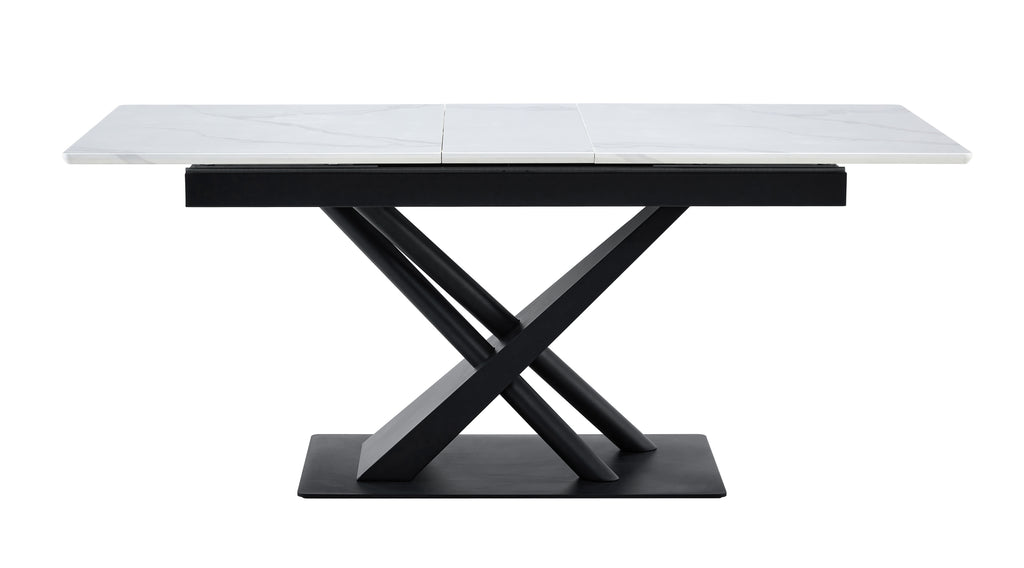 Modern Dining Table with Extendable Functionality