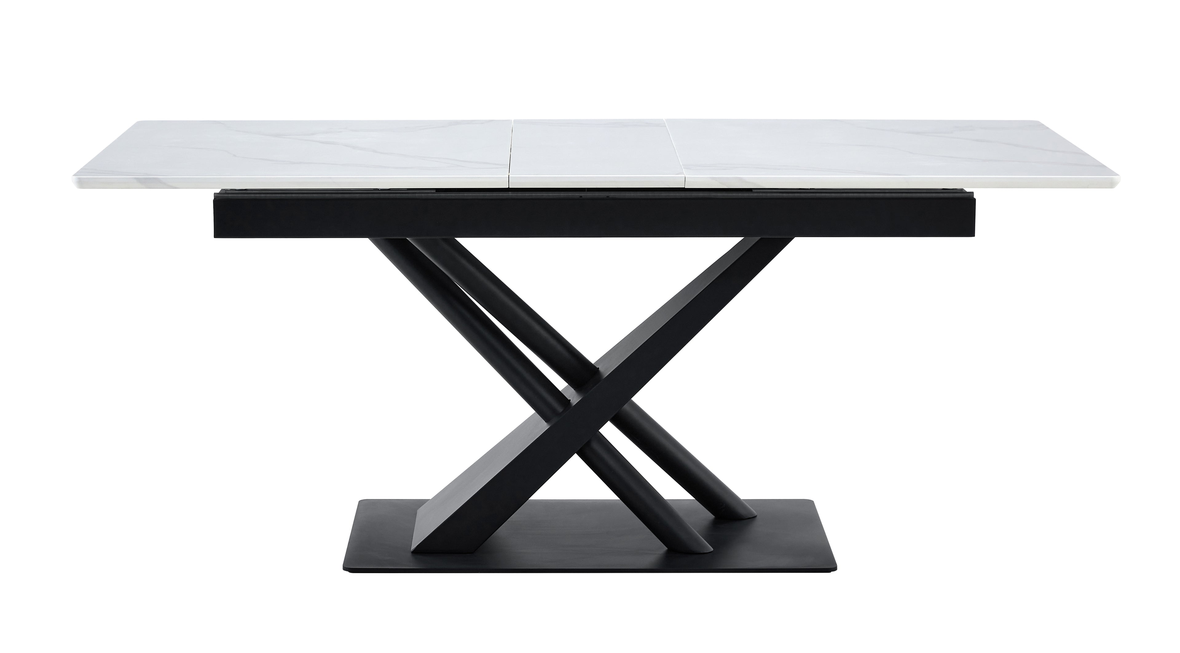 Modern Dining Table with Extendable Functionality