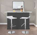 Contemporary Adjustable Bar Stool in Various Colors