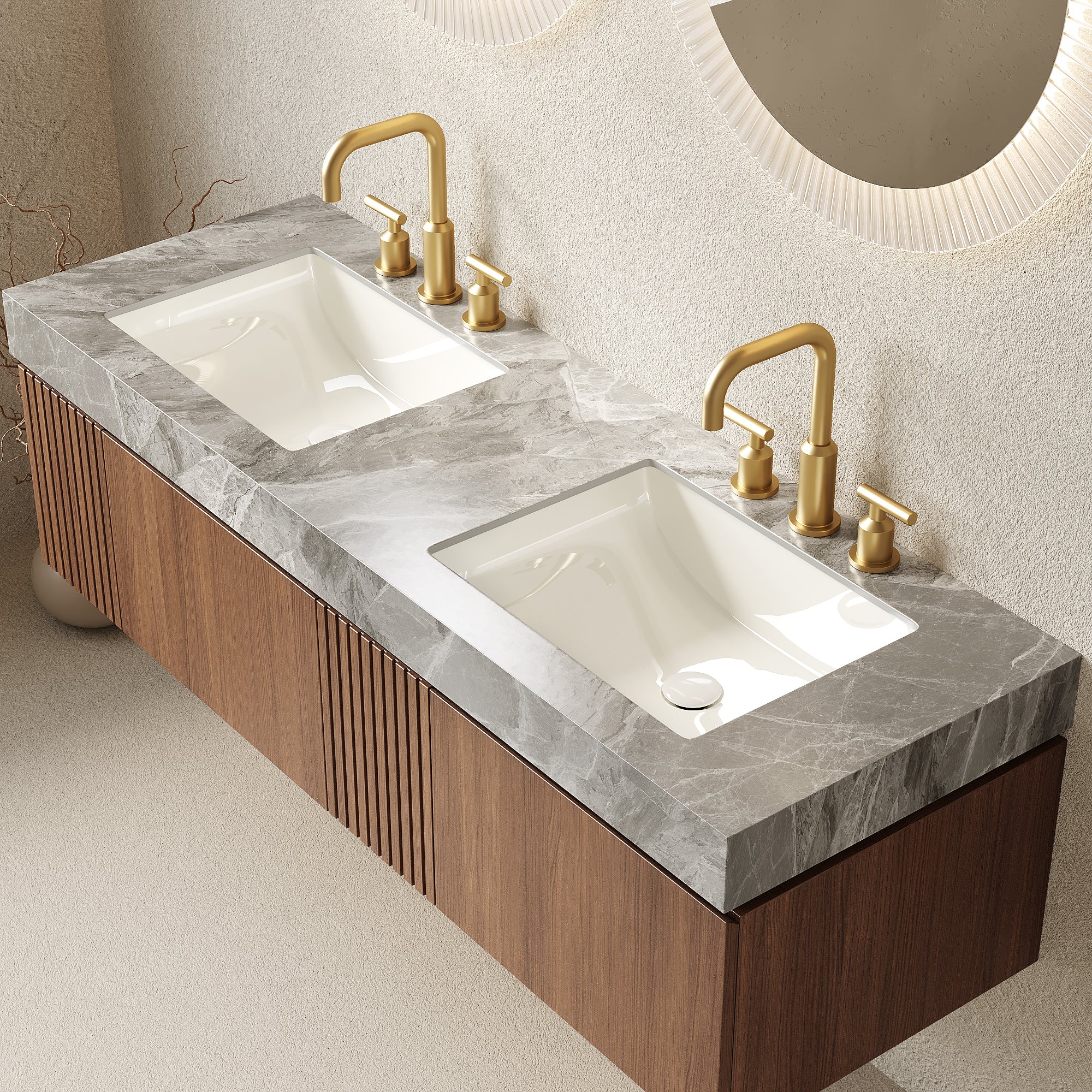 MURI 60" Bathroom Vanity & Sink