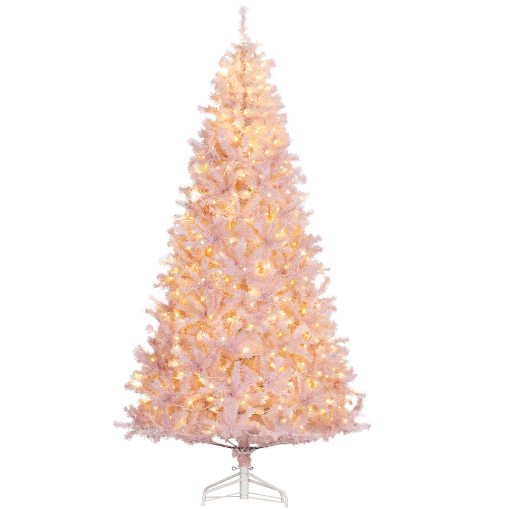 HOMCOM 7.5' Tall Prelit Christmas Tree