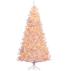 HOMCOM 7.5' Tall Prelit Christmas Tree