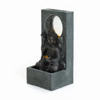 28" H Outdoor Buddha Waterfall Fountain