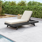Lounge Chaise Set in Acacia Solid Wood