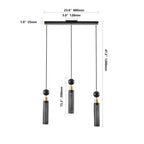 Modern 3-Light Pendant Chandelier