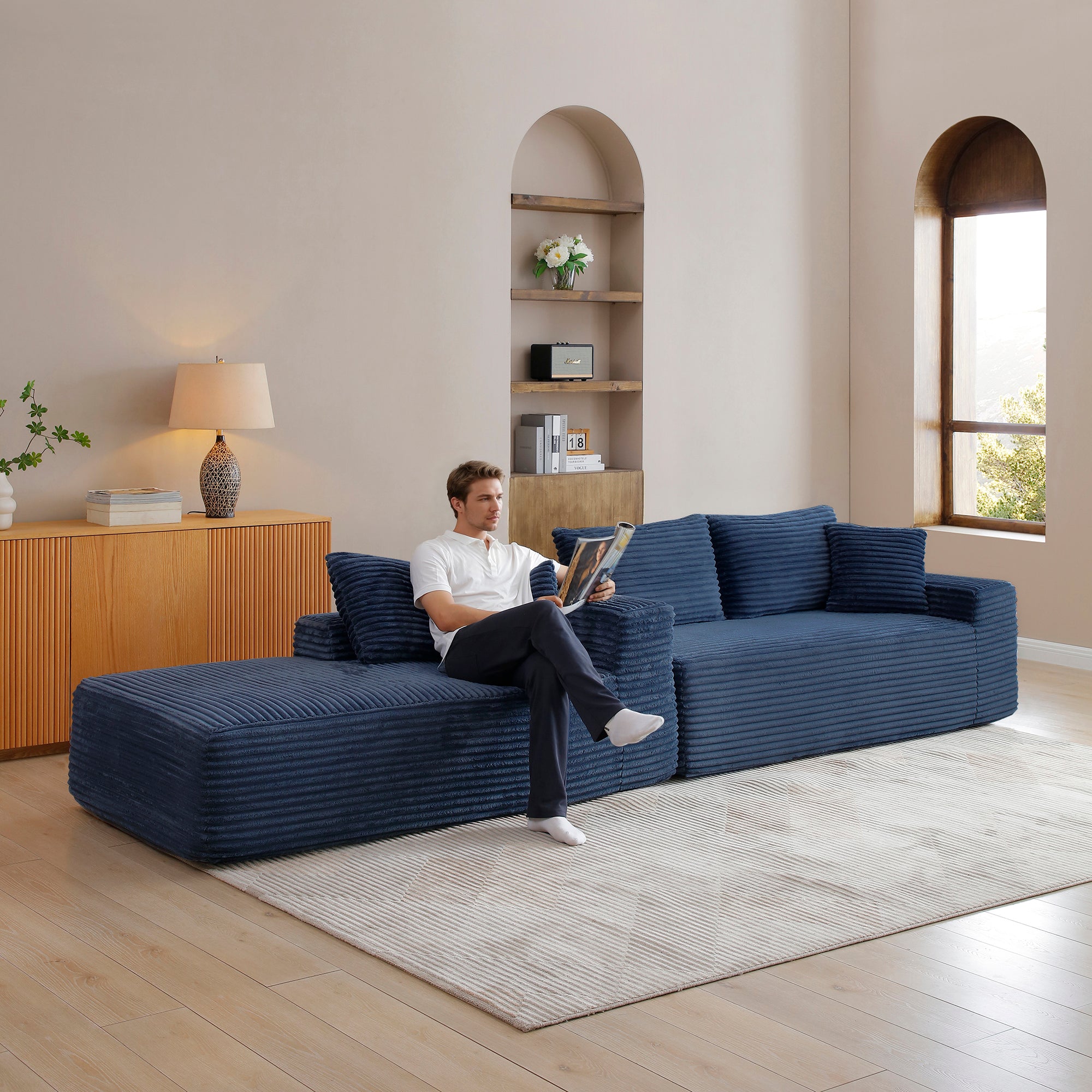 105'' Modular Sectional Sofa