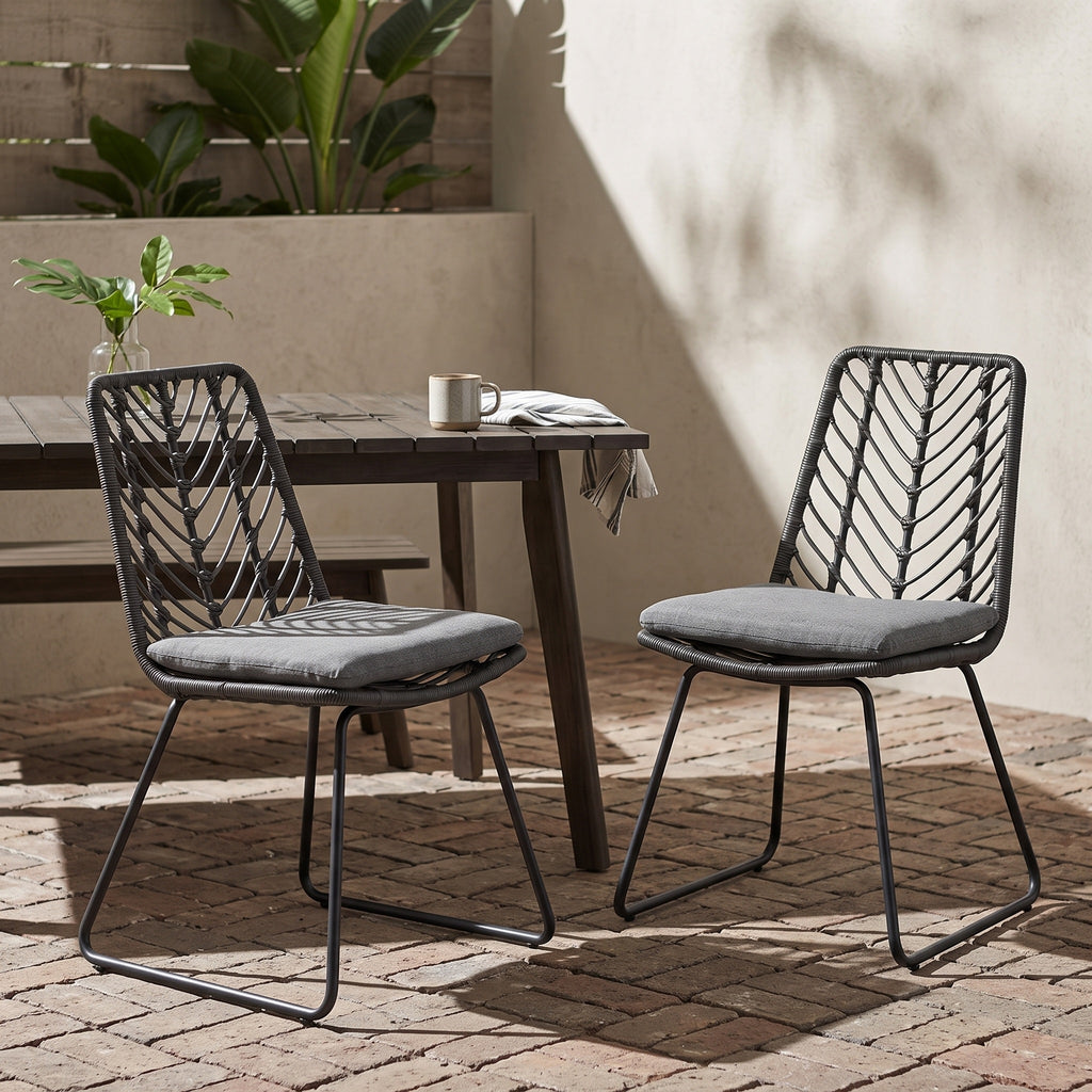 Deja Chair, 2PCS with 2 Cushions