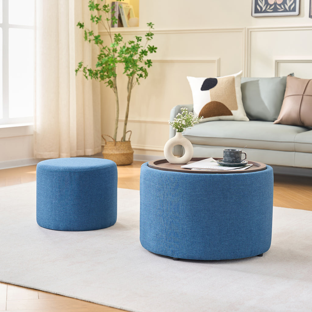 Ball & Cast Nesting Storage Ottomans of 2
