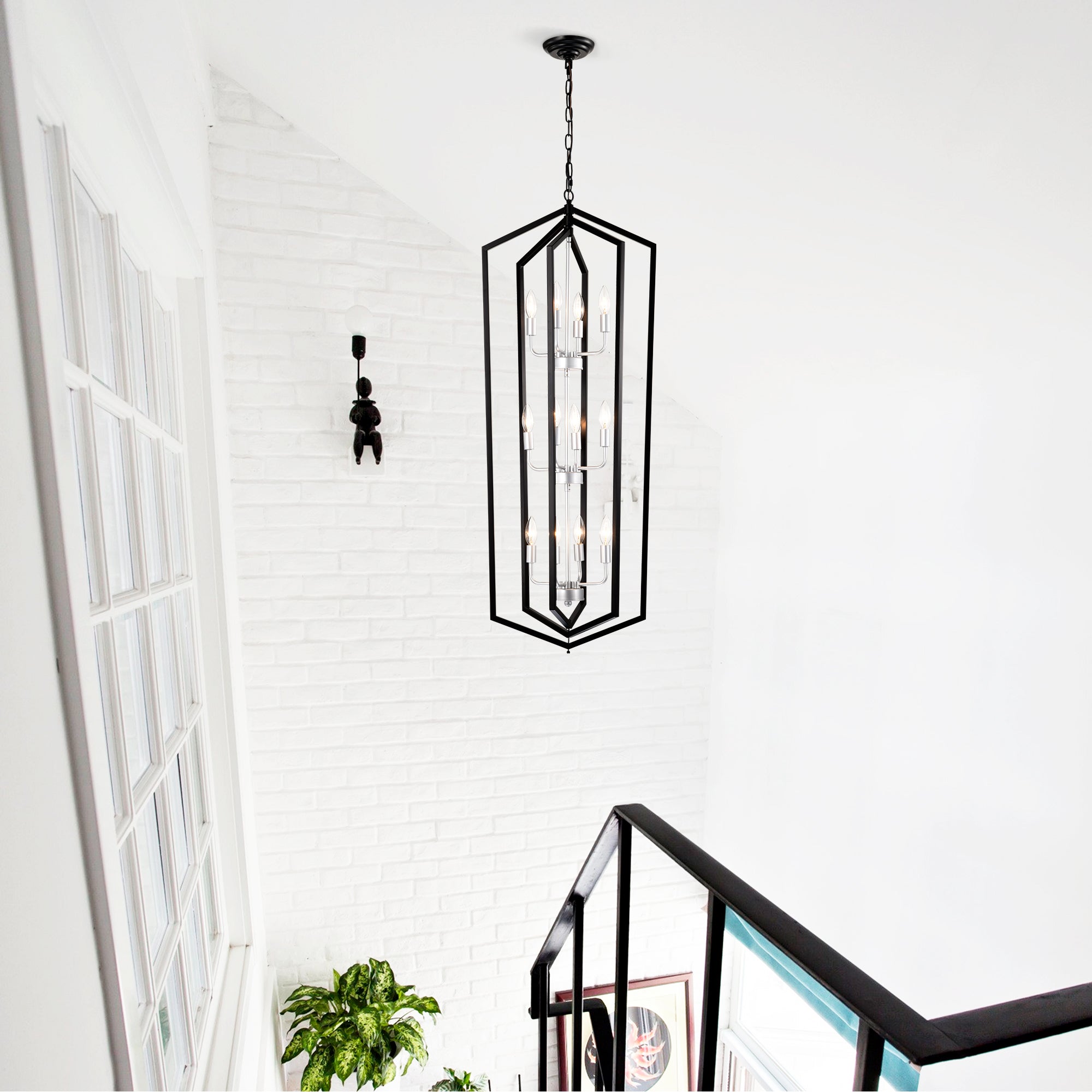12-Light Farmhouse Kitchen Chandeliers