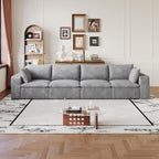 134" Cloud Sofa in Corduroy Fabric
