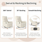 Manual Swivel Rocker Recliner Chair
