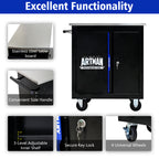 Movable Lockable Double Door Partition with Lock