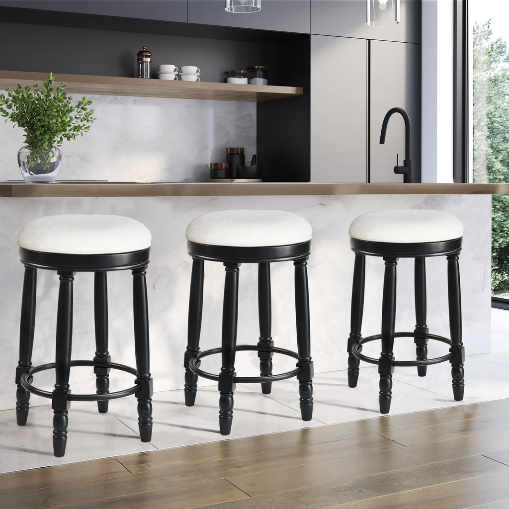 AGODY Bar Stools Set of 2, 26" Counter Height