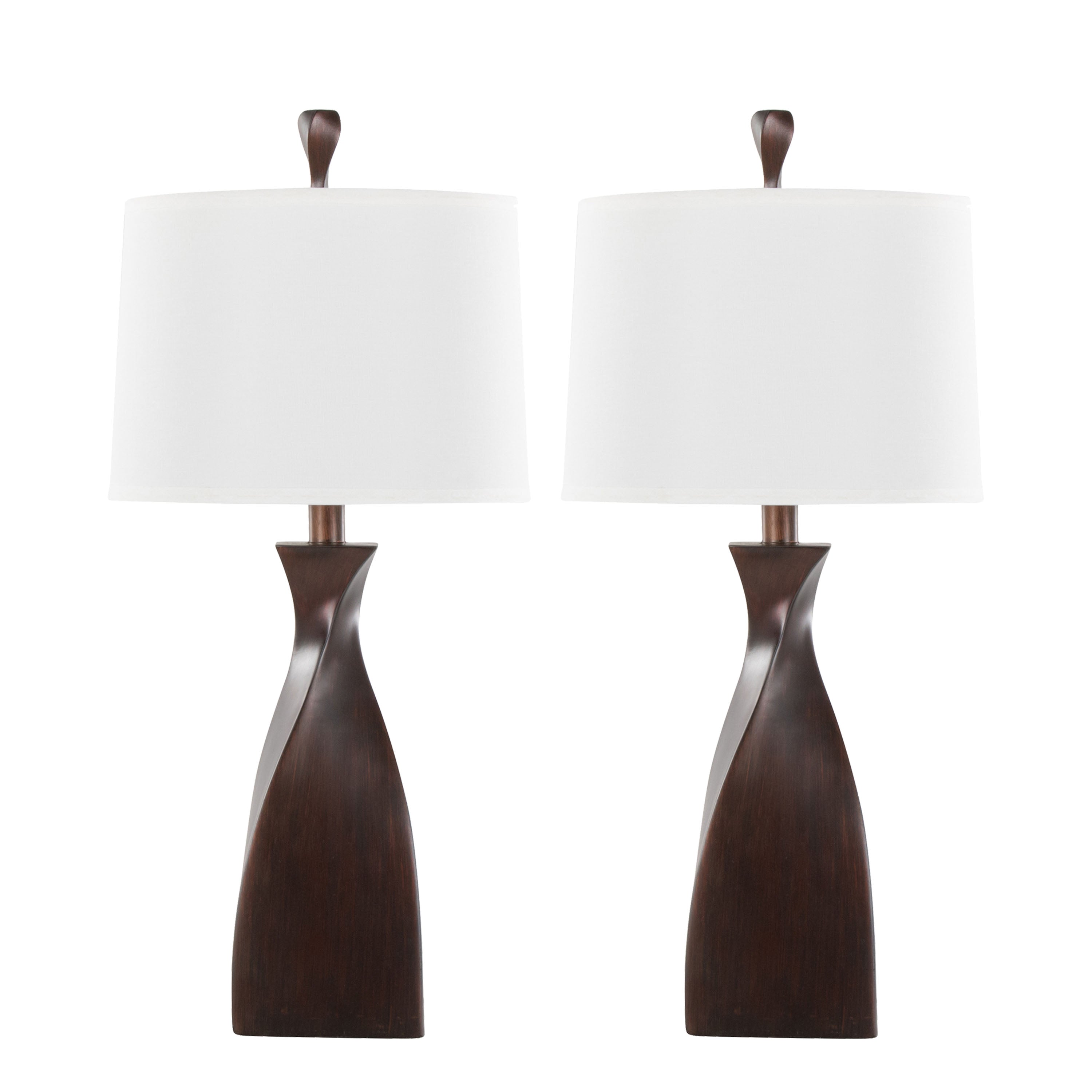 30" Contemporary Polyresin Table Lamp