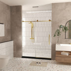 Frameless Shower Door 56-60"W x 76"H