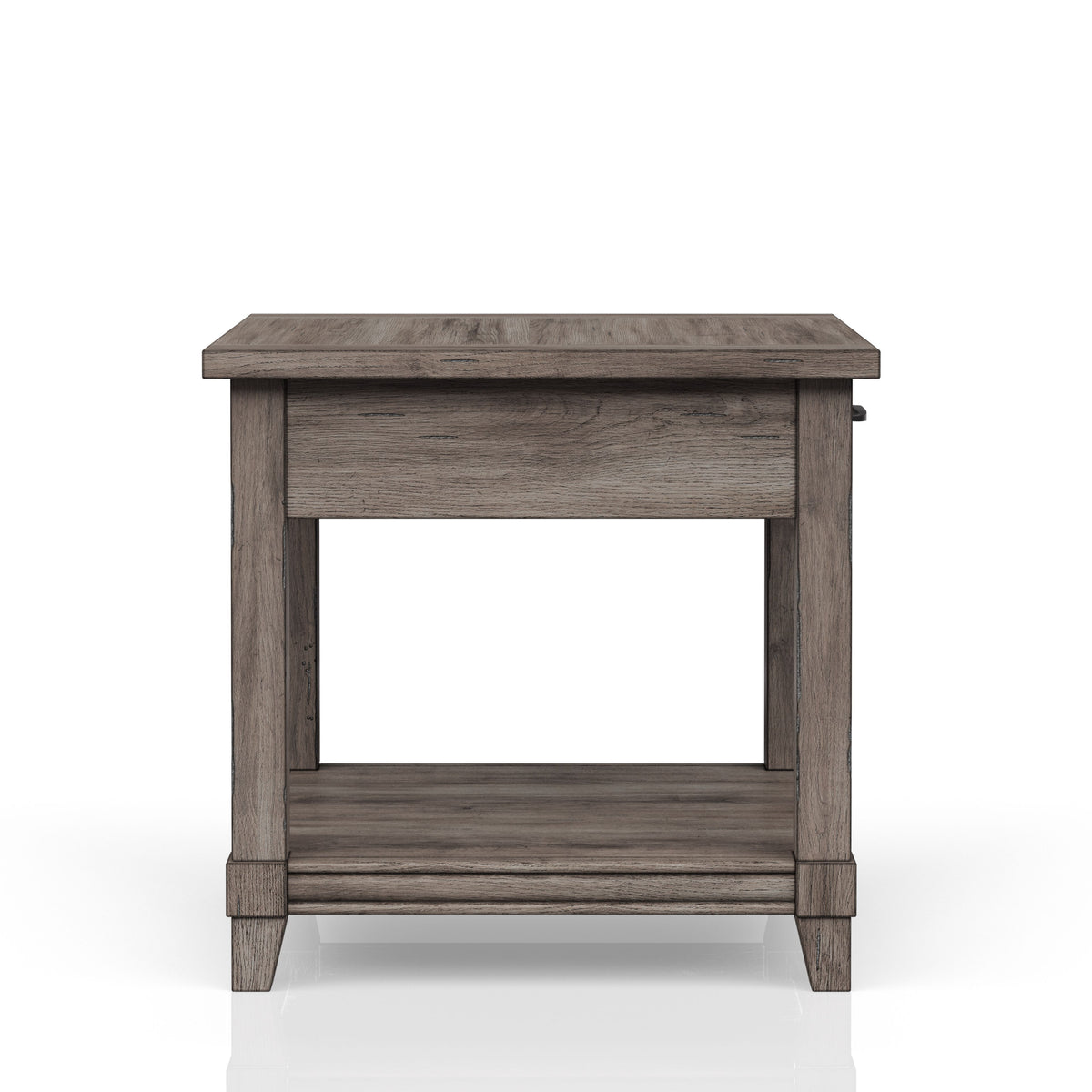 End Table with Storage Drawer & USB Ports