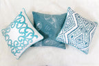 Blue and Spa Seashells Pillowcase