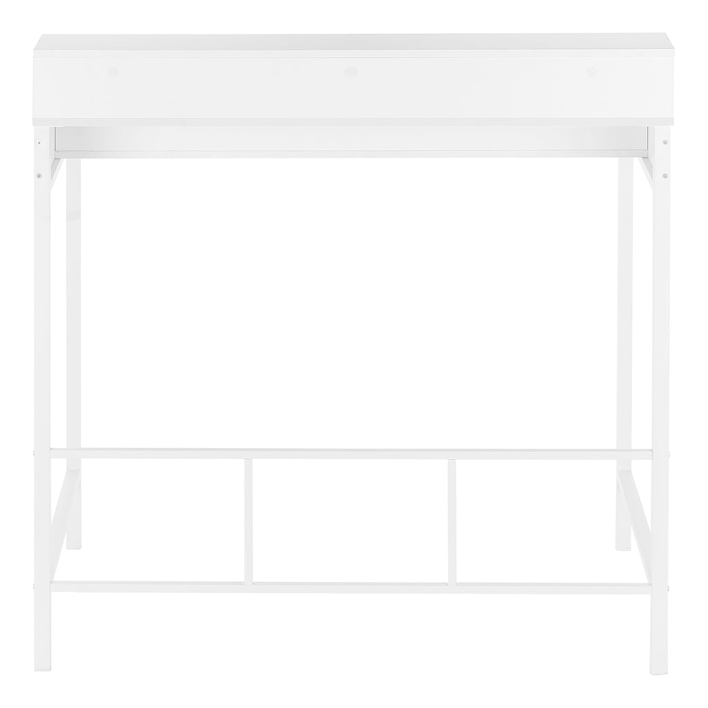 Modern Computer Desk with Storage Shelves