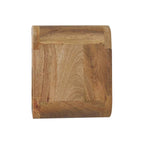 Extra Mini Wall-Mounted Curved Oak-ish Nightstand
