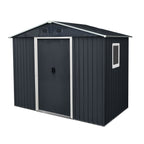 8ft x 4ft Outdoor Metal Storage Shed