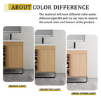 48" Freestanding Bathroom Vanity With Resin Double Sink