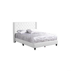 Chic Transitional Full Bed In Bright