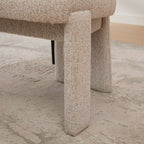 Modern Upholstered Chenille Dining Chair Set of 2