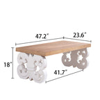 Ornate Wood Coffee Table