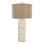 30" Contemporary Polyresin Table Lamp in Brushed Taos