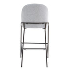 Galen Indoor Metal Upholstered Barstool