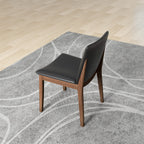 Laura Mid-Century Modern Solid Wood Dining Chair Set of 2