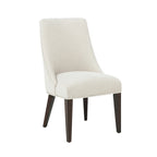 Beever Wood Chenille Dining Chair Set of 2