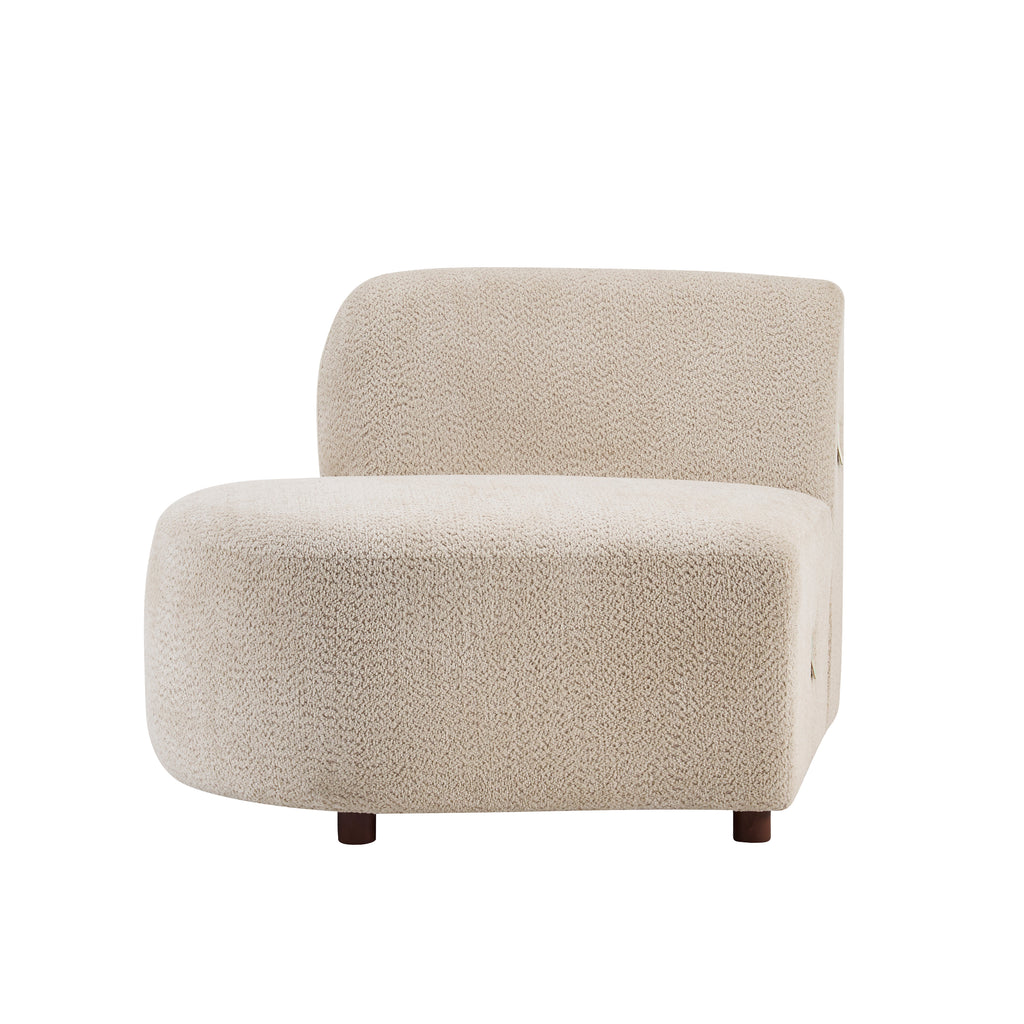 Cozelle 3-Piece Modern L Shape Sectional Curved Cloud Couch