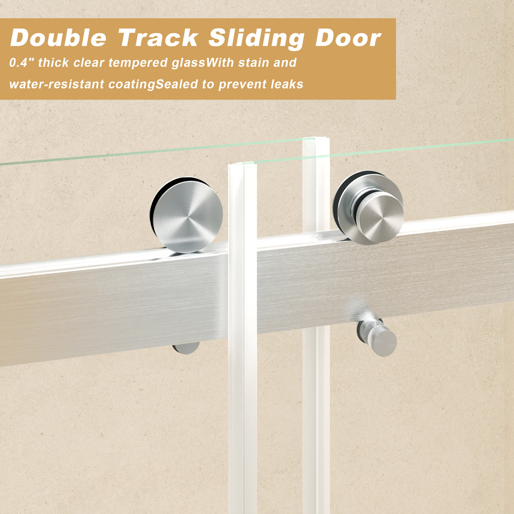 Frameless Sliding Glass Shower Doors