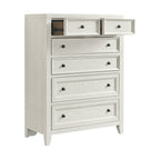 Gypsum Whitewash 6-Drawer Chest