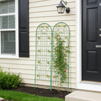 2 Pack Metal Garden Trellis 71" x 19.7"
