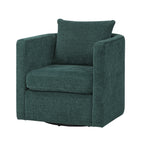 Sutton Peacock Swivel Barrel Chair