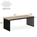 78.74 Inches Double Computer Desk for 2 Person